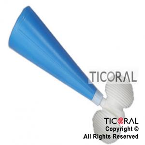 CORNETON DE CANCHA CON FUELLE DOBLE ARGENTINA x 1